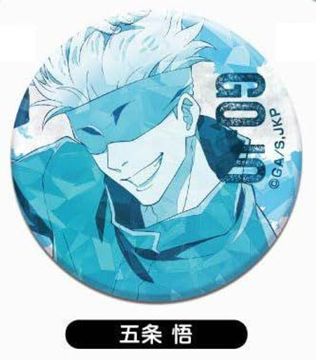  HASEPRO Sparkling CAN Badge Jujutsu Kaisen Letter Collection 05 Satoru Gojo 