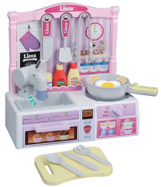 Takara Tomy Licca Doll Licca Chan Pon Pon Cooking Kitchen (867340)