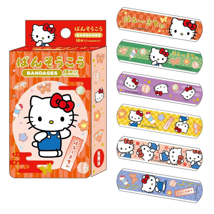  T's Factory Sanrio Bandage Japanese Style Hello Kitty 
