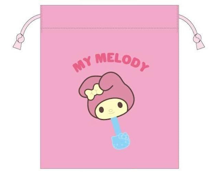  HASEPRO Sanrio C Chocolate Sagara Drawstring Pouch My Melody 