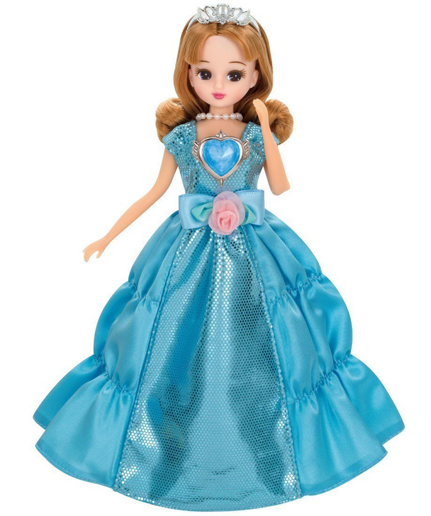 Takara Tomy Licca Doll Princess Dress Champagne Blue  doll not included (839477)