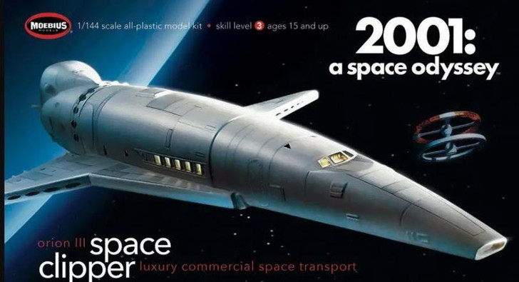 Other 2001: A Space Odyssey 1/160 Orion Space Clipper Plastic Model 