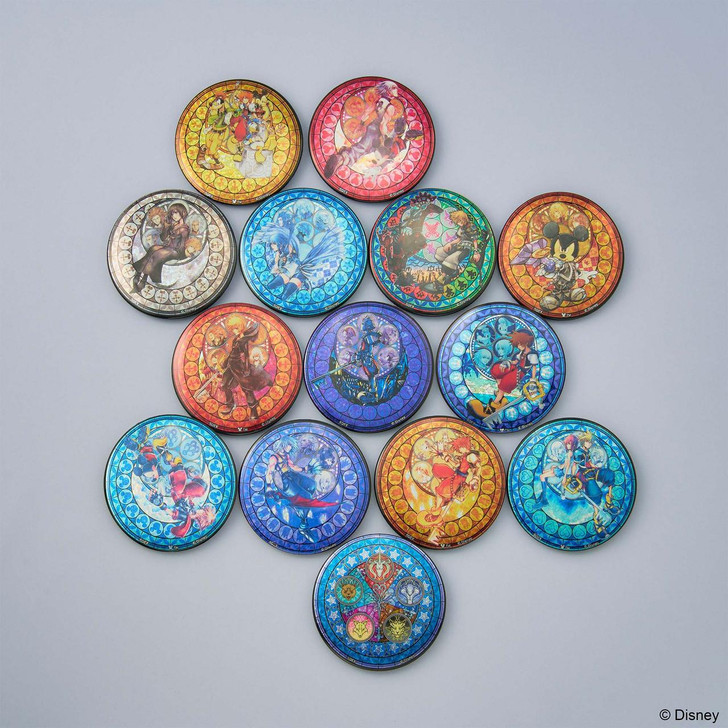  Square Enix Can Badge Collection Plus 1Box 14pcs (Kingdom Hearts) 
