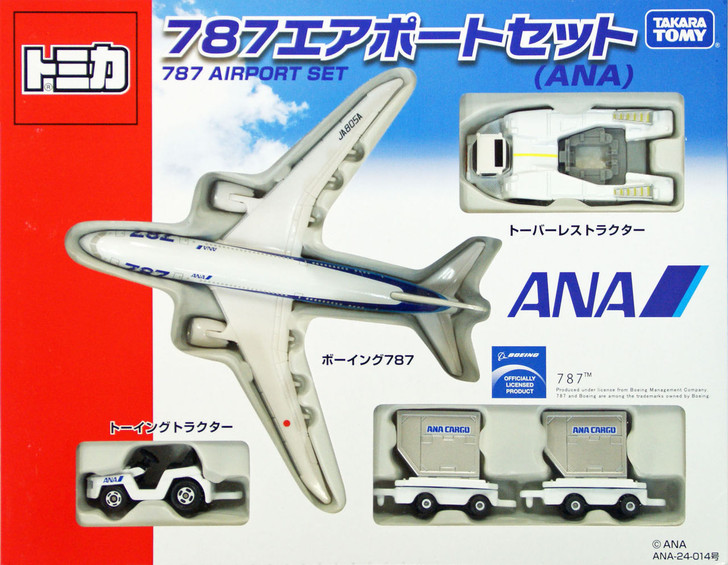 Takara Tomy 395690 Tomica All Nippon Airways Boeing 787 Airport Set (ANA)