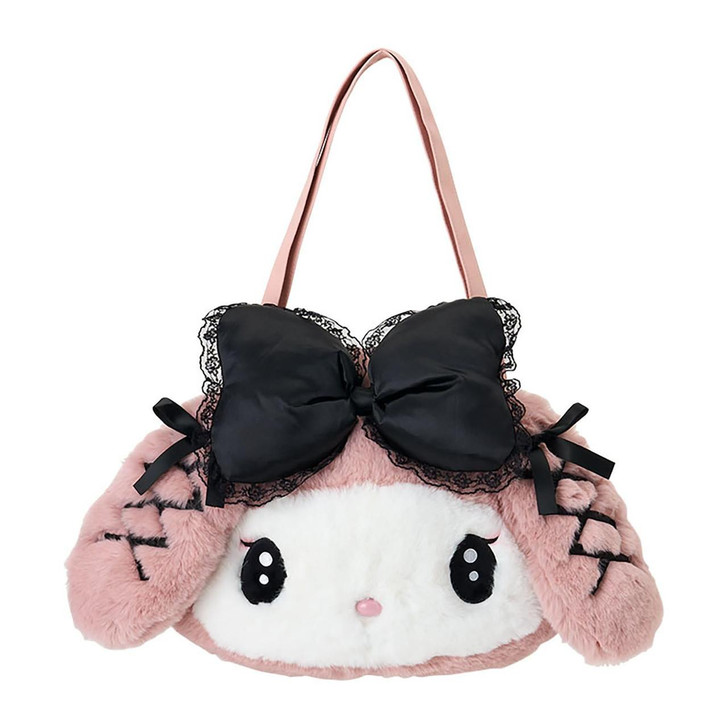 melody.真贋  Sanrio My Melody Face-Shaped Tote Bag (Midnight Melocro Special