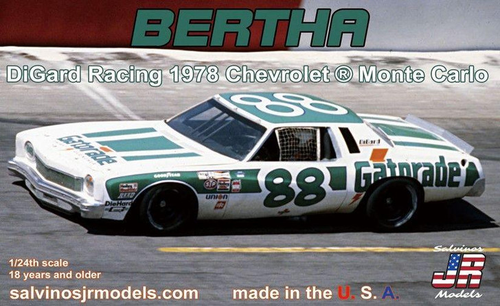  Platz 1/24 Darrell Waltrip DiGard Racing Chevrolet Monte Carlo Bersa #88 NASCAR 1978 Plastic Model 