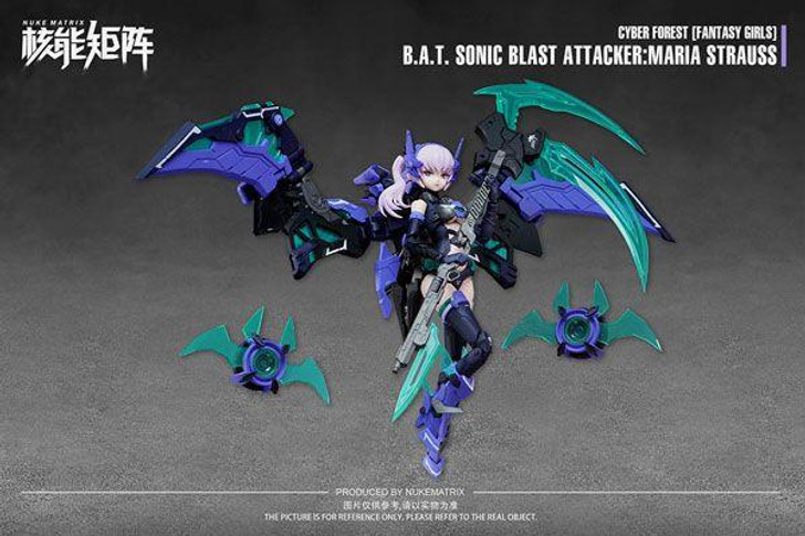 Doyusha 1/12 NUKE MATRIX B.A.T. SONIC BLAST ATTACKER:MARIA STRAUSS [First Press Limited Edition] Plastic Model