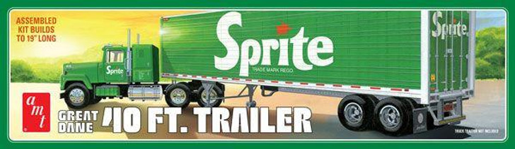 Platz AMT 1/25 Great Dane 40 Feet Trailer "Sprite" Plastic Model 