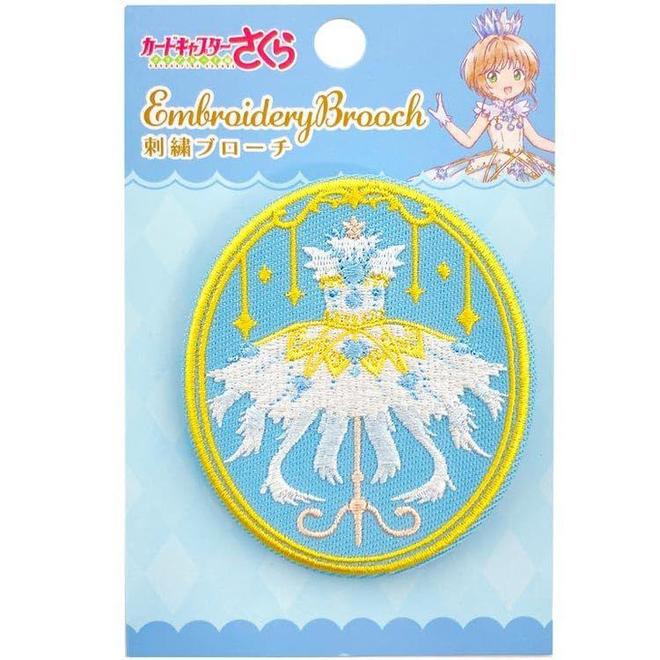 T's Factory Cardcaptor Sakura Embroidery Brooch Clear Card 