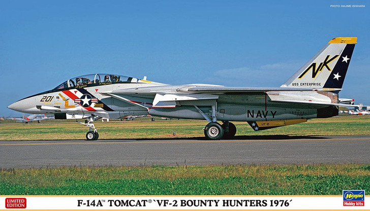 Hasegawa 1/72 F-14A Tomcat VF-2 Bounty Hunters 1976 Plastic Model