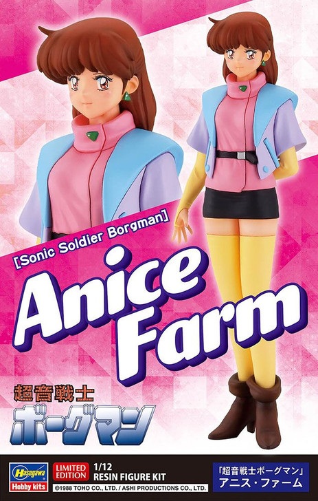 Hasegawa 1/12 Anice Farm (Sonic Soldier Borgman) Resin Kit