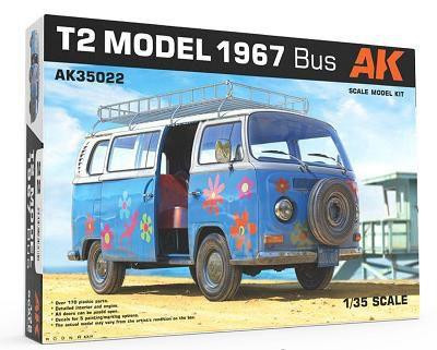  Platz 1/35 1967 One Box Car Bus Type Plastic Model 