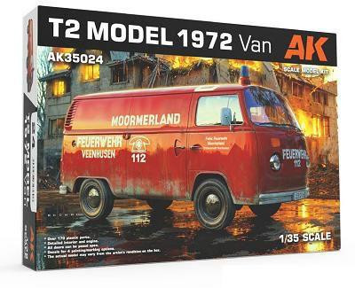  Platz 1/35 1972 One Box Car Commercial Van Type Plastic Model 