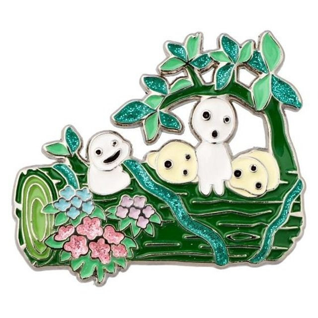Other Princess Mononoke Metal Brooch Kodama