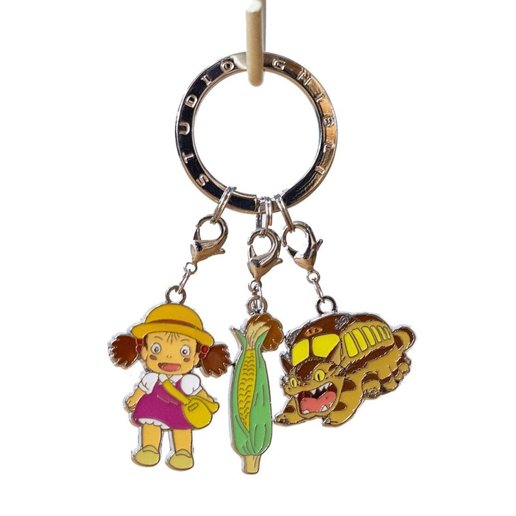 Studio Ghibli My Neighbor Totoro Three-Link Keyring Corn