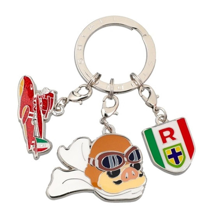 Other Porco Rosso Three-Link Keyring Porco