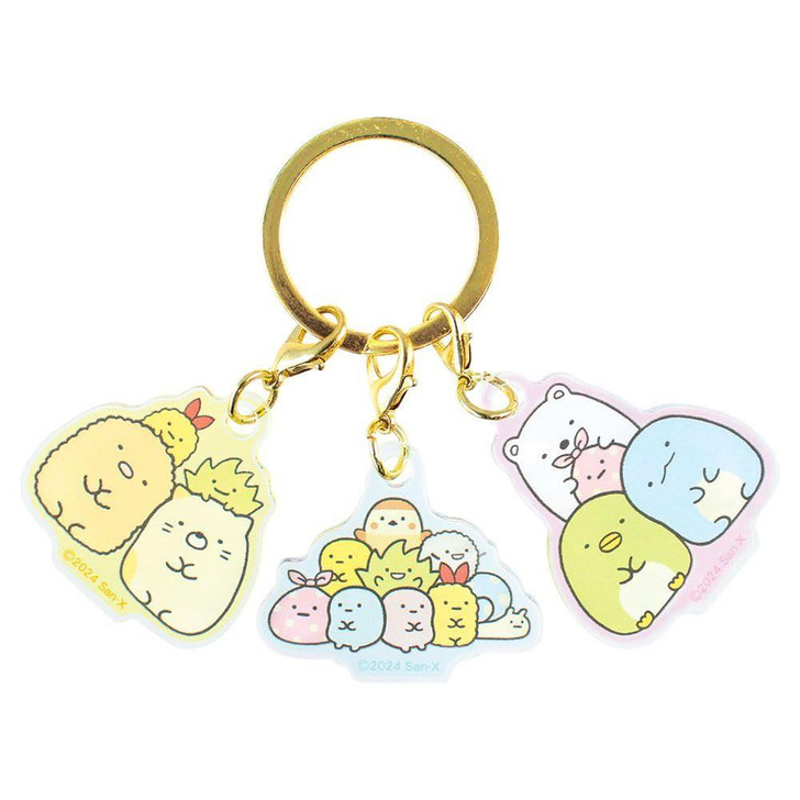 T's Factory Sumikko Gurashi 3 Charm Keychain Standard 