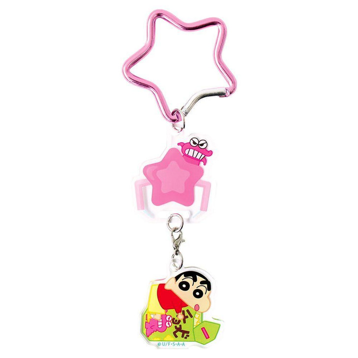  T's Factory Crayon Shinchan Swaying Crane Keychain Chocobi 