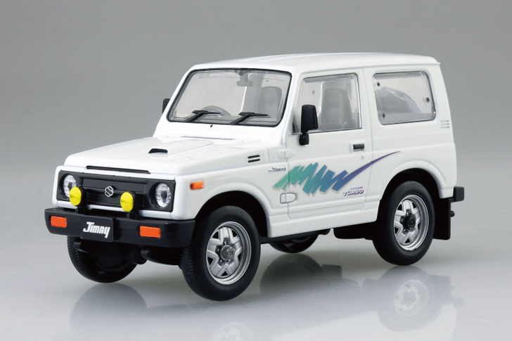Aoshima RakuPla Snap Kit No.18-SW Suzuki JA11 Jimny (Superior White) Plastic Model