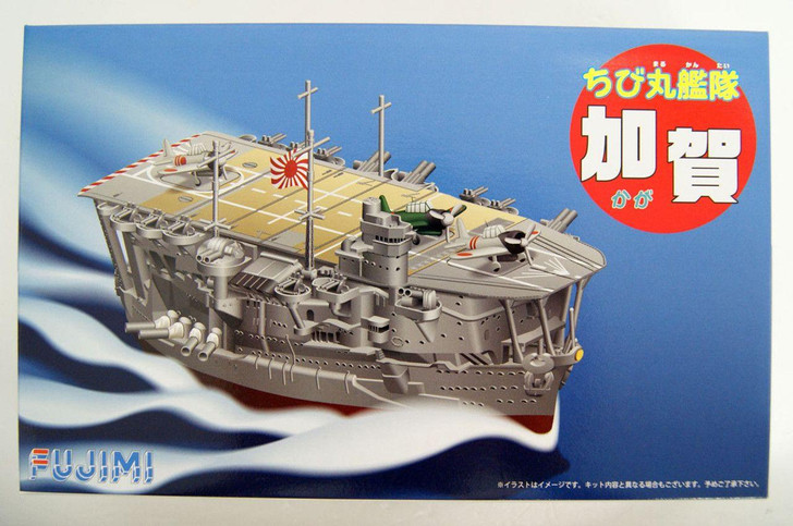  Fujimi Chibi Maru Fleet Series No.10 Chibi Maru Fleet Kaga Plastic Model (Reissue) 