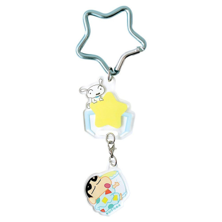 T's Factory T's Factory Crayon Shinchan Wobbling Crane Keychain Pajamas-2