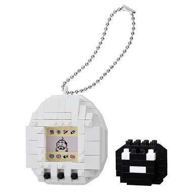  Kawada Nanoblock NBCC_237 Original Tamagotchi (White) 