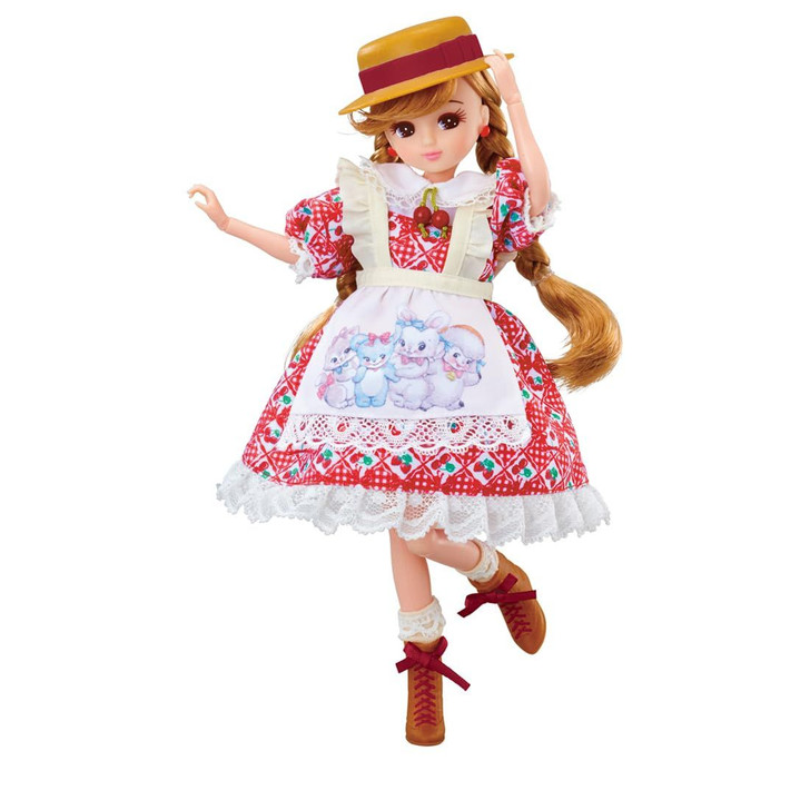 激レア国内盤有り！！llica CD コレクションセットで。 Takara Tomy Japan Licca Chan 9in Doll LD-09 Pizza Place Red