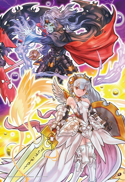 Yanoman 03-778 Jigsaw Puzzle: Puzzle & Dragons - Contest Between Light and Darkness (300 Pieces)