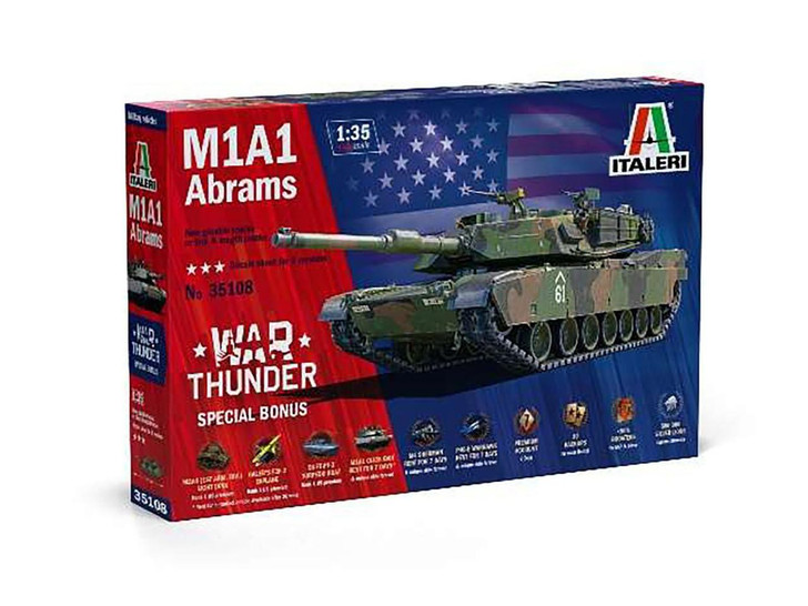 M1A1HA Abrams w/マインプラウ 1/35 1/35 Tamiya M1A1 Abrams Ukraine Plastic Model Kit - Squadron.com