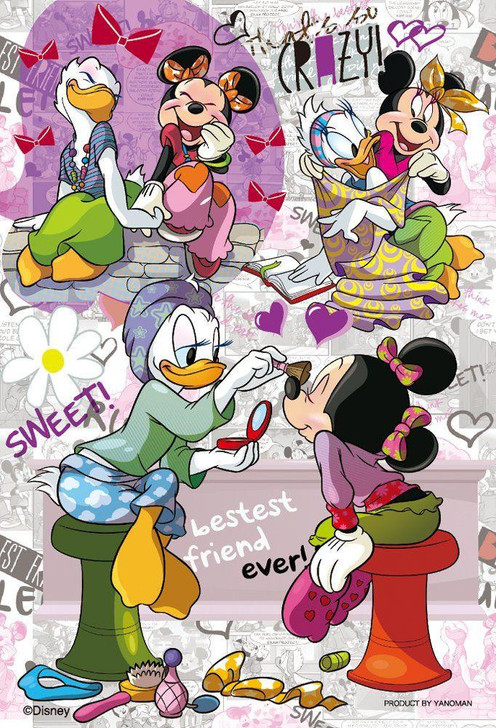  Yanoman 98-590 Jigsaw Puzzle Disney Makeup Time (204 Pieces) 