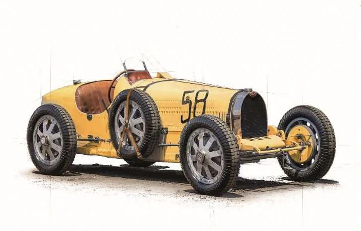  Platz 1/12 Bugatti Type 35B 1928 Targa Florio/1930 Monaco GP (Japanese translation included) Plastic Model 
