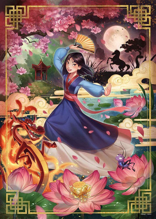  Tenyo D-500-663 Jigsaw Puzzle Legendary of Hua Mulan (500 Pieces) (RARE) 