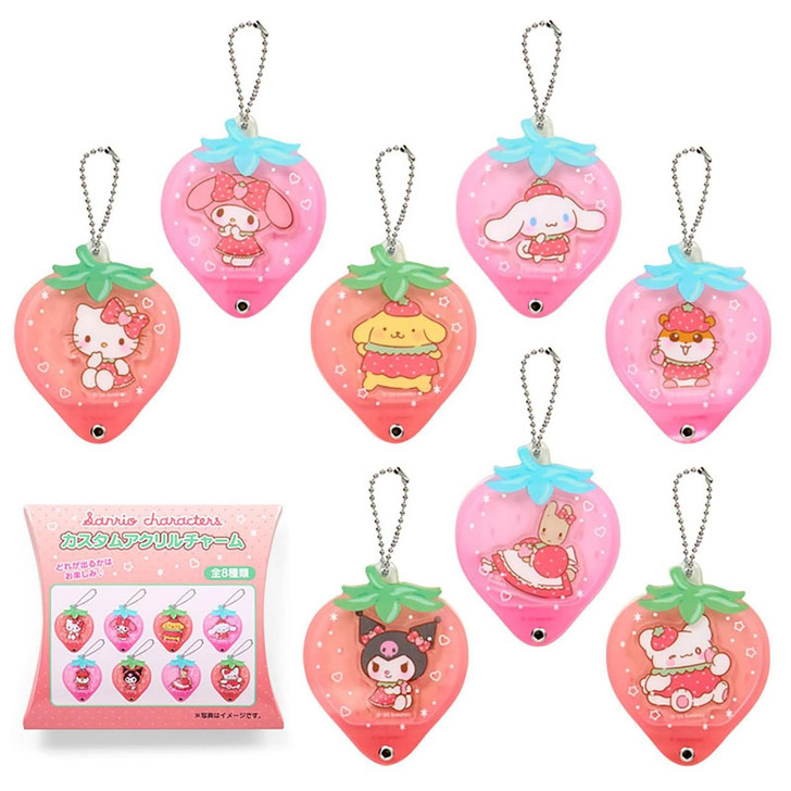  Sanrio Secret Custom Acrylic Charm (Strawberry Design) Characters (SINGLE RANDOM) 