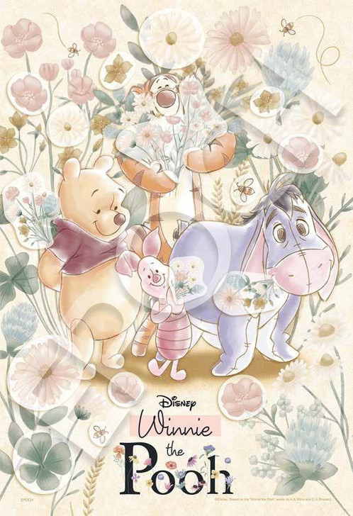 Epoch 73-401 Jigsaw Puzzle Winnie the Pooh In the Meadow Garden (300 Pieces)
