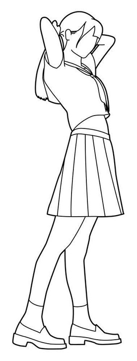  Hasegawa 1/12 12 Real Figure Collection No.44 Sailor Uniform Resin Figure 