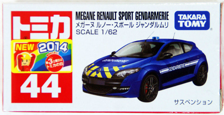 Takara Tomy Tomica 44 MEGANE RENAULT SPORT GENDARMERIE 801153 (4904810801153)