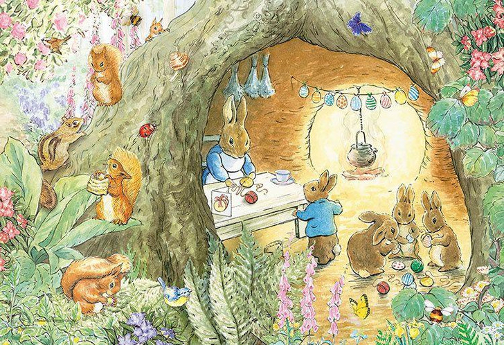 Epoch 26-339s Jigsaw Puzzle Peter Rabbit(TM) Colorful Spring (300 Pieces)