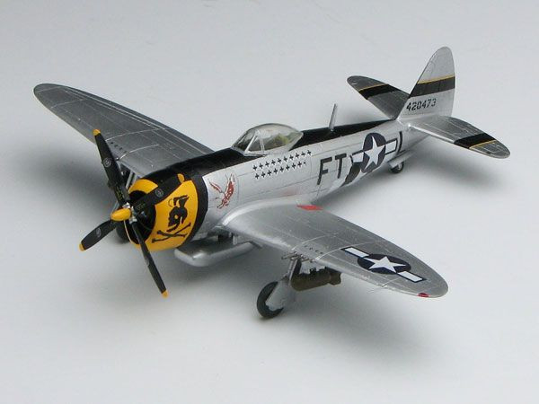 Platz 1/144 P-47D Thunderbolt Bubble Top Eaglestone (2 Planes Set) Plastic Model