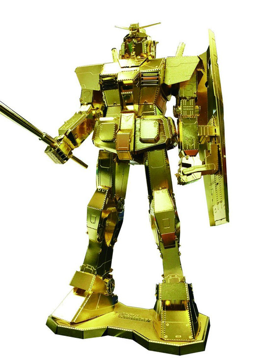 非売品 BANDAI 1/144 RX-78 Gold Gundam10周年記念 Metallic Nano Puzzle Premium Gold Gundam