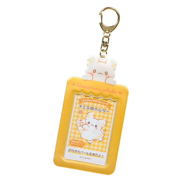 Sanrio Other Cheki Holder (Enjoy Idol) Hanamaru Obake PVC, Steel