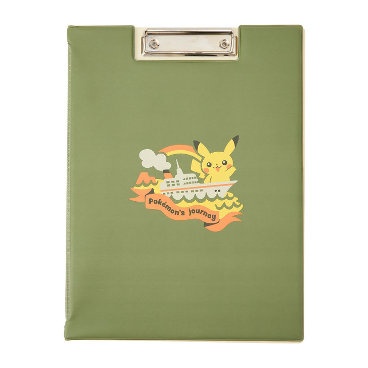 Pokemon Center Original Bifold Binder  Pokemon's Journey  Writing Instruments