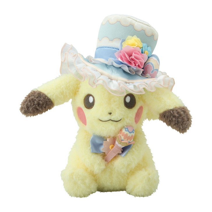 Pokemon Center Original Plush Toy Pokemon Botanical Easter Pikachu Plush Toy Mascot