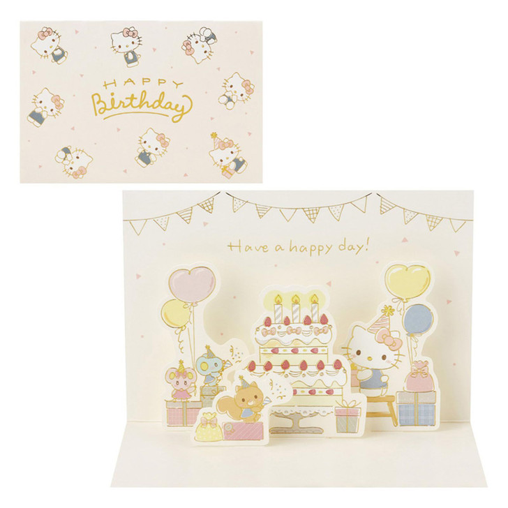 Sanrio Hello Kitty Greeting Card Birthday Message Card Party BD259-5 614360