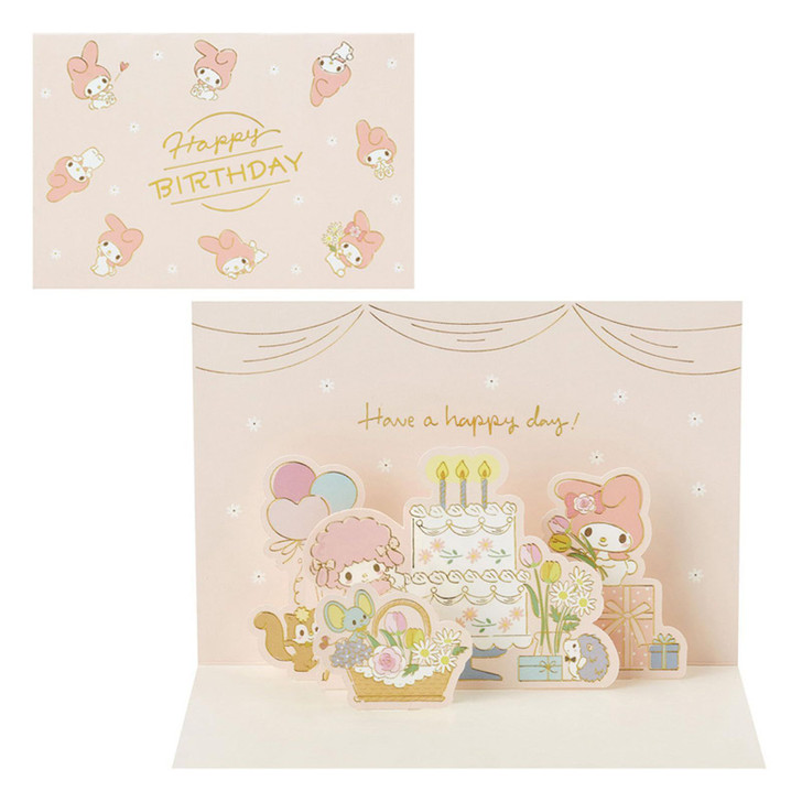 Sanrio My Melody Greeting Card Message Card Birthday Celebration Everyone's Party BD260-5 614408