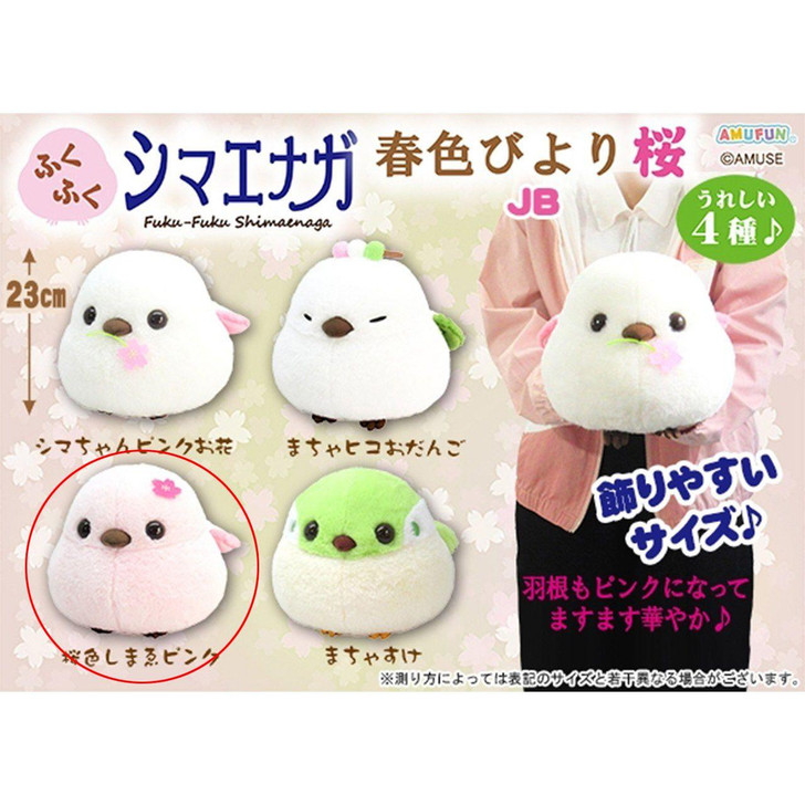  Amuse Plump Shima Enaga Spring-Color Weather Sakura JB Sakura-Color Shimae Pink 