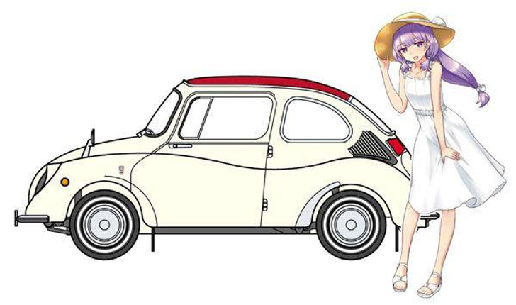  Hasegawa 1/24 Subaru 360 Deluxe Claire Frost w/ Figure Plastic Model 