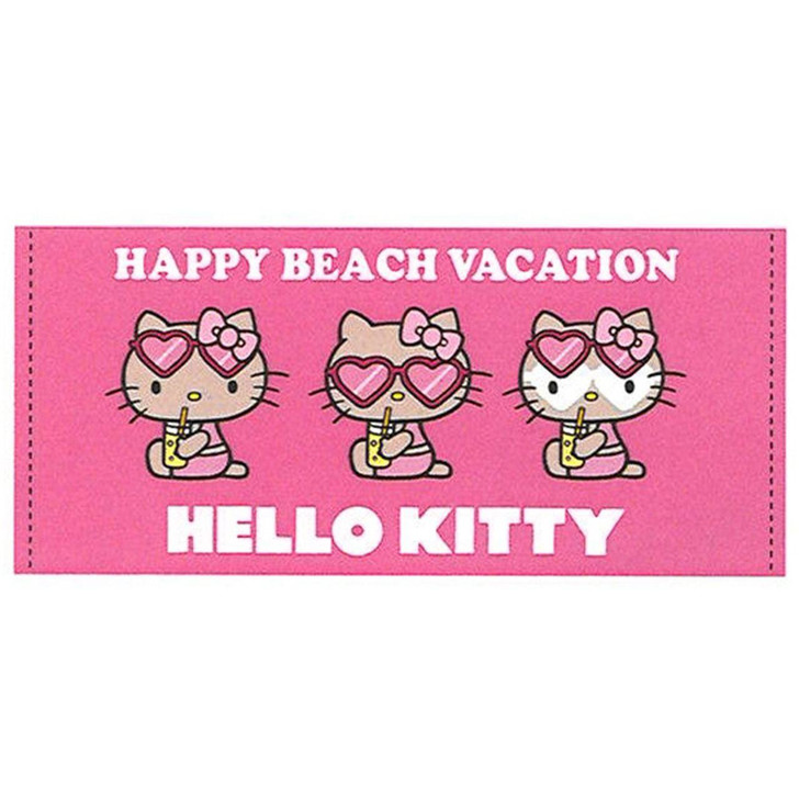 Other Sanrio Happy Beach Vacation Beach Towel Hello Kitty Pink 