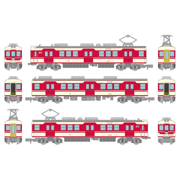  Tomytec Kobe Electric Railway Series 1000 (1503 Configuration) 3 Cars Set (N scale) 