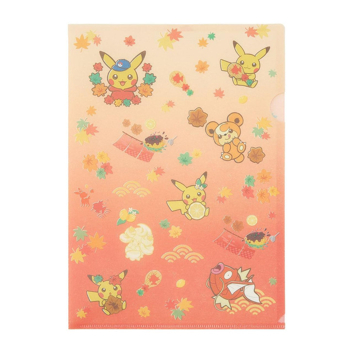Pokemon Center Original Japanese Style A4 Clear File 2-Piece
