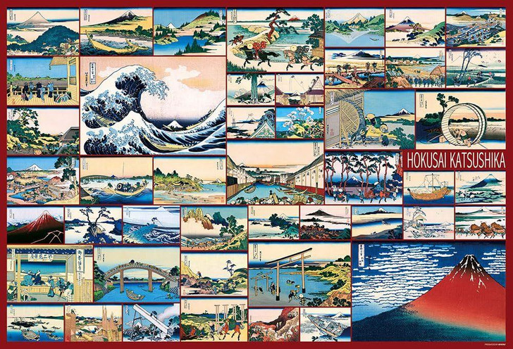 Beverly Jigsaw Puzzle Thirty-Six Views of Mount Fuji Collection (1000 Pieces) 